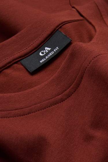 Herren - T-Shirt - Regular Fit - braun