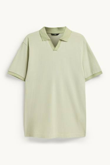 Home - Polo - regular fit - verd clar