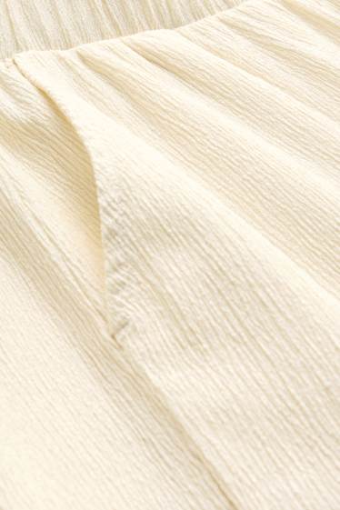 Damen - Sweatshorts - cremefarben