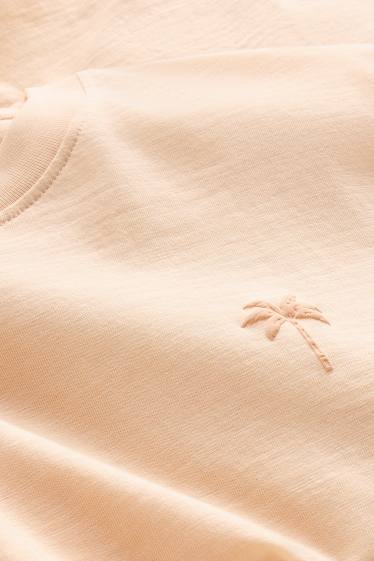 Herren - T-Shirt - Regular Fit - apricot