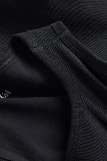 Damen - Top mit integriertem BH - schwarz