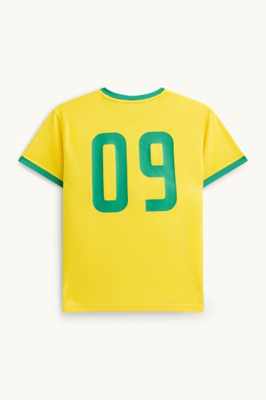Kinder Jungen - Brasilien - Kurzarmshirt - gelb