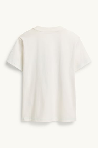 Kinder Jungen - Surfen - Kurzarmshirt - weiss