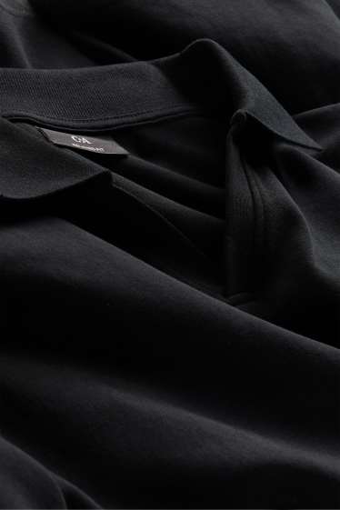 Pánské - Polokošile - relaxed fit - černá