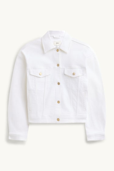 Femmes - Veste en jean - blanc