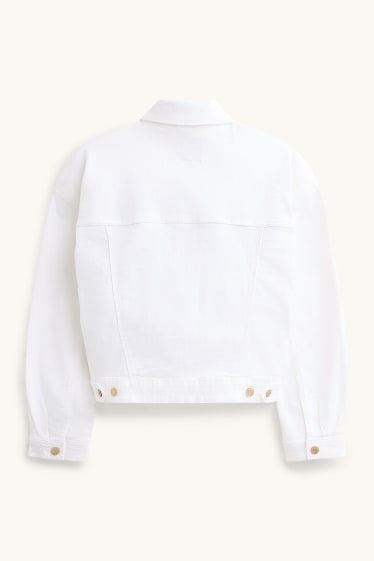 Femmes - Veste en jean - blanc