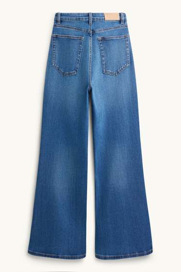 Dona - Flared Jeans - high waist - blau