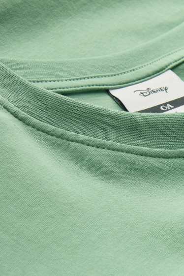 Uomo - T-shirt - oversize - Topolino - verde chiaro