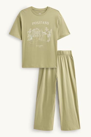 Dames - Pyjama - kaki