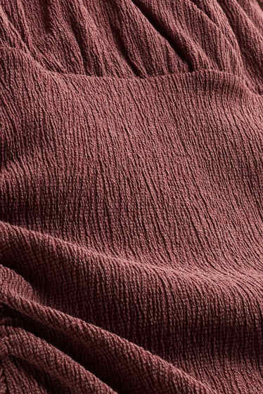 Damen - Bodycon Kleid - dunkelrot