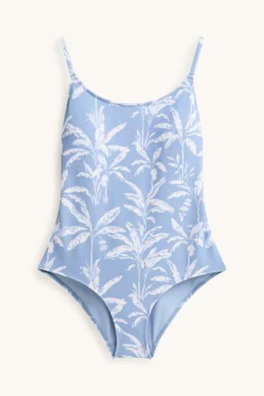 Femmes - Mini Me - Maillot de bain galbant - ampliforme - LYCRA® XTRA LIFE™ - blanc / bleu clair