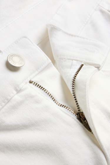 Hommes - Short en jean - blanc