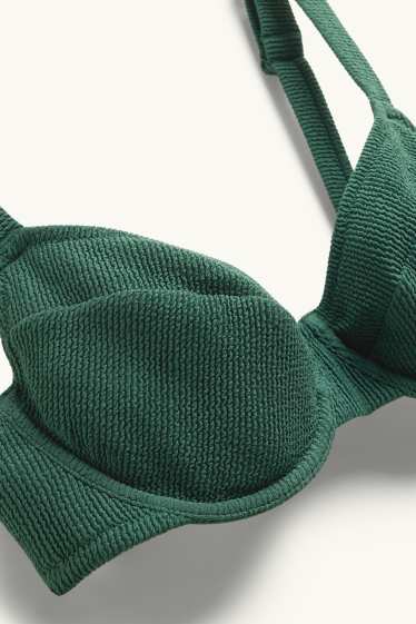 Damen - Bikini-Top mit Bügel - LYCRA® XTRA LIFE™ - dunkelgrün