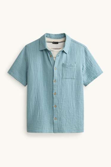 Children Boys - Shirt - blue