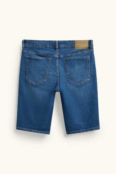 Hommes - Short en jean - jean bleu