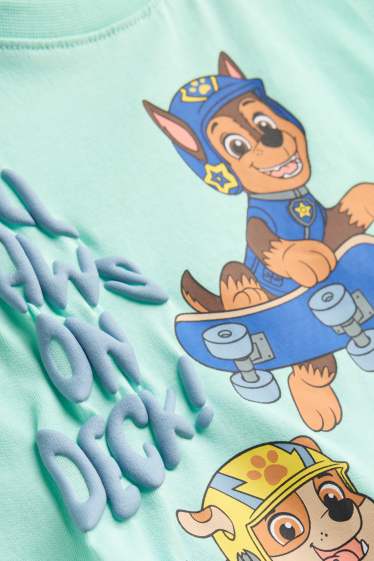 Kinder Buben - PAW Patrol - Chase, Marshall und Rubble - Singlet - türkis