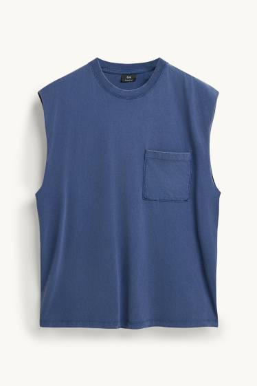 Herren - Tank Top - blau