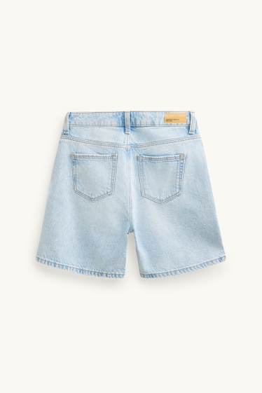 Enfants filles - Short en jean - jean bleu clair