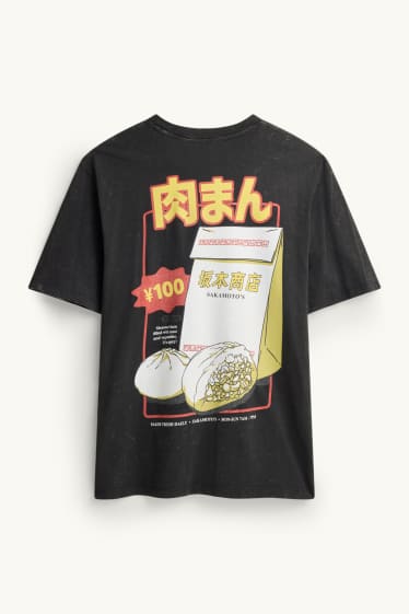 Herren - T-Shirt - Relaxed Fit - Sakamoto Days - schwarz