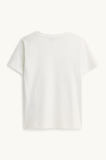 Donna - T-shirt - regular fit - bianco
