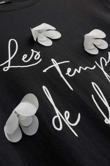 Donna - T-shirt - regular fit - nero