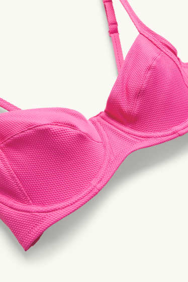 Dames - Bikinitop met beugels - LYCRA® XTRA LIFE™ - fuchsiarood