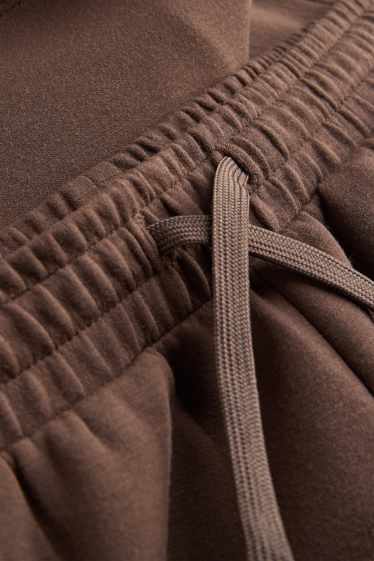 Kinderen: meisjes - Sweatshort - bruin