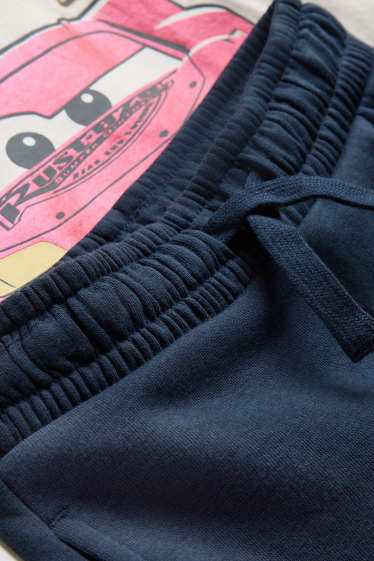 Nen - Cars - conjunt - samarreta de màniga curta i pantalons curts de xandall - 2 peces - blanc