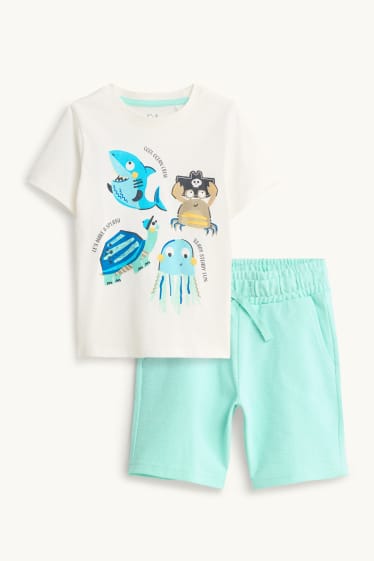 Children Boys - Outfit - white