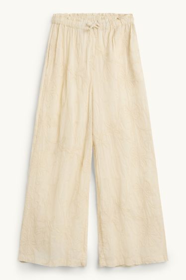 Nena - Pantalons de tela - beix