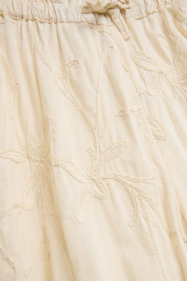 Nena - Pantalons de tela - beix