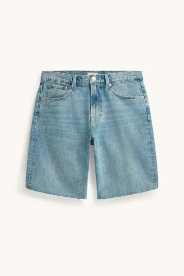Herren - Jeans-Shorts - blau