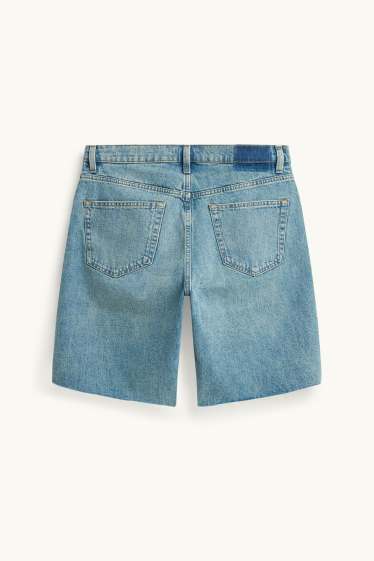 Herren - Jeans-Shorts - blau