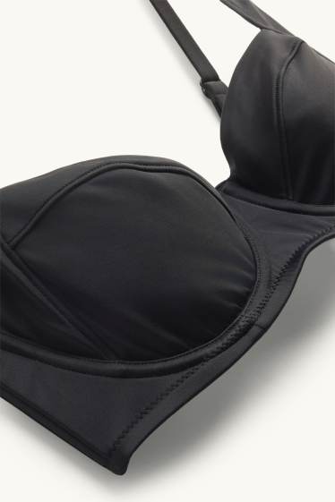 Damen - Bikini-Top mit Bügel - wattiert - LYCRA® XTRA LIFE™ - schwarz