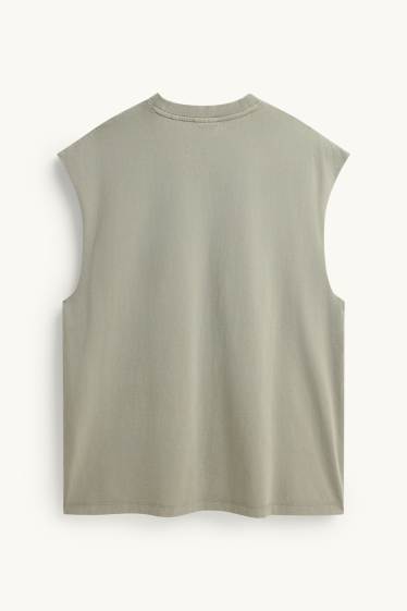 Herren - Tank Top - khaki