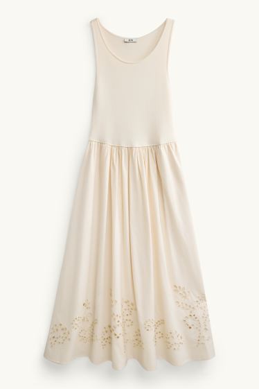 Femmes - Robe fit & flare - beige