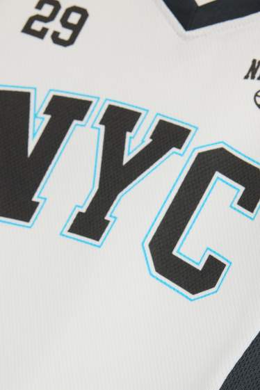 Children Boys - Polo Shirt - white