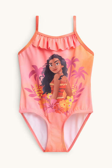 Kinderen: meisjes - Vaiana - badpak - oranje