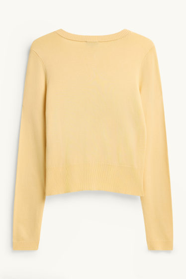 Dona - Jaqueta de punt - groc