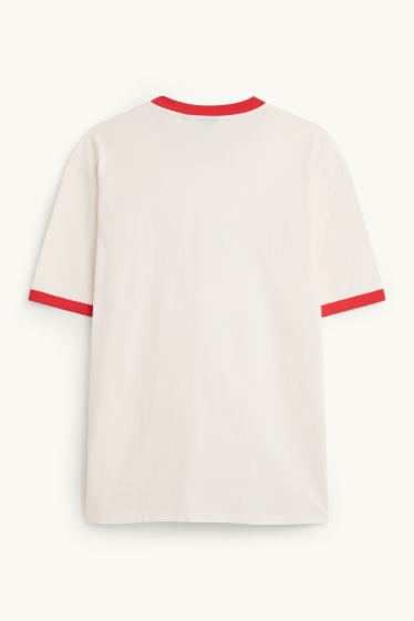 Herren - T-Shirt - Relaxed Fit - weiß