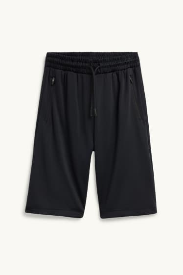 Copii - Băieți - Pantaloni scurți de trening - negru