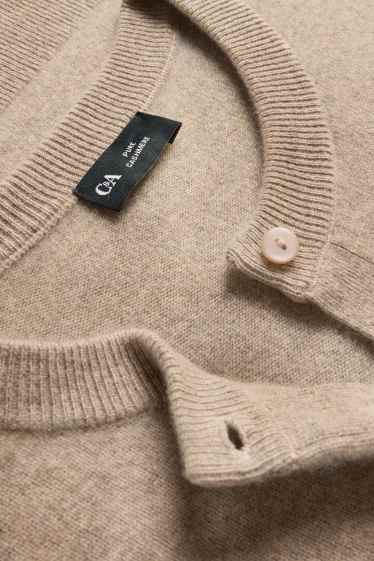 Dona - Jaqueta de punt de caixmir - beix