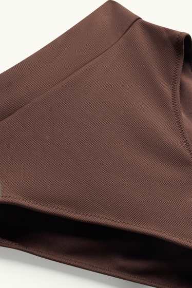 Dames - Bikinibroek - high waist - LYCRA® XTRA LIFE™ - bruin