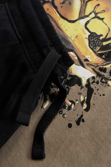 Nen - Futbol - conjunt - samarreta de mànigues curtes i pantalons curts - 2 peces - marró