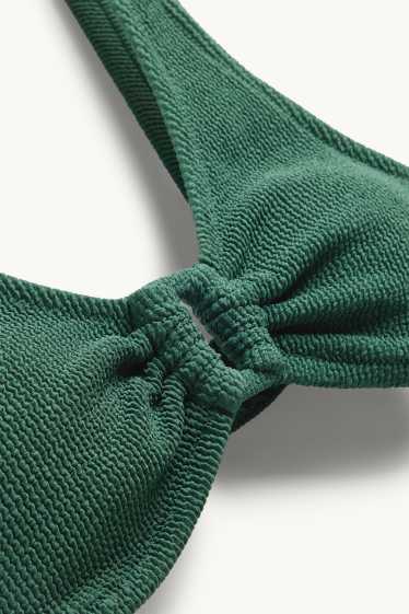 Dames - Bikinitop met beugels - voorgevormd - LYCRA® XTRA LIFE™ - donkergroen