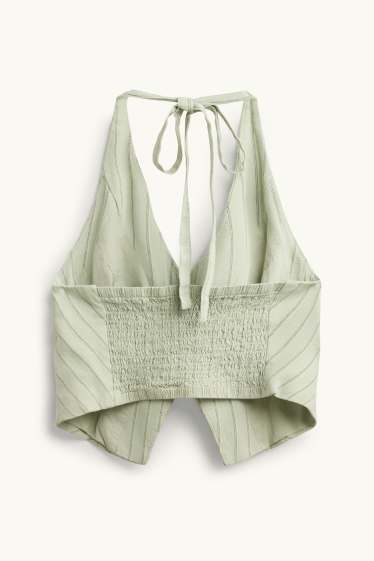 Mujer - Chaleco - entallado - verde menta