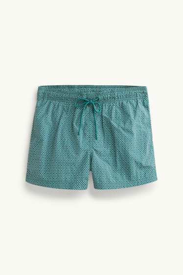 Herren - Badeshorts - grün