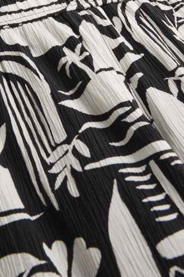 Dona - Pantalons curts - amb motiu - blanc/negre