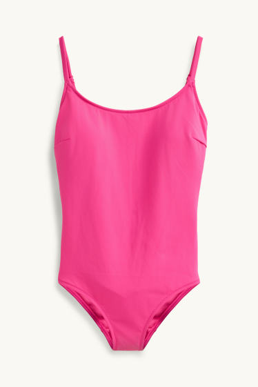 Femei - Costum de baie - vătuit - roz