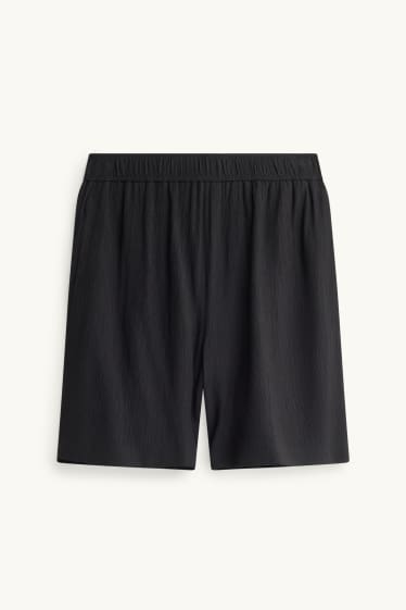 Damen - Shorts - Mid Waist - schwarz